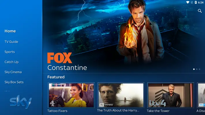 Sky Go android App screenshot 1