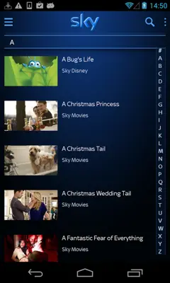 Sky Go android App screenshot 7